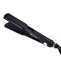 OEM Customized Salon Tools Hair Iron 2 In 1 Flat Iron Titanium Private Label Hair Straightener Ceramic For All Hair Type