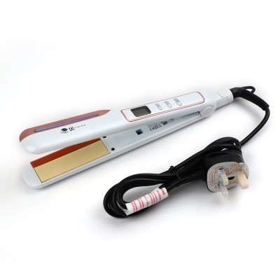 Private Label Hair Products Wave Iron Ceramic Flat Iron LCD Display Anti Frizz Flat Irons Professional Hair Straightener